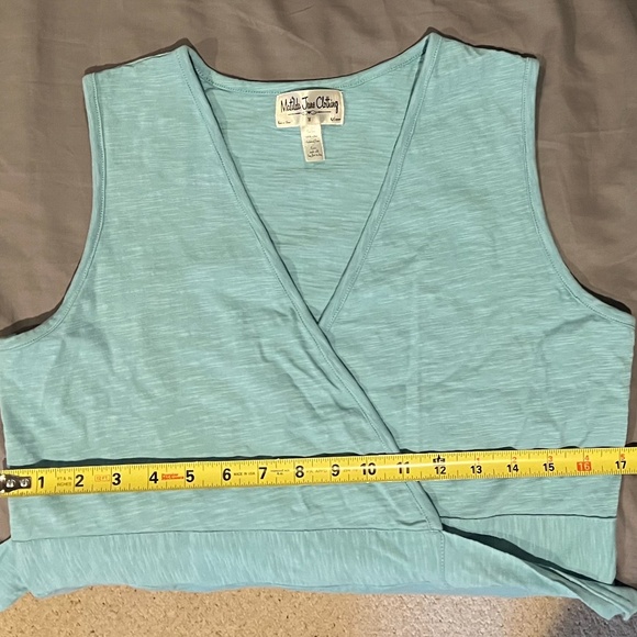 Matilda Jane Flower Shop Teal Kimono dress M NWOT - Picture 7 of 8